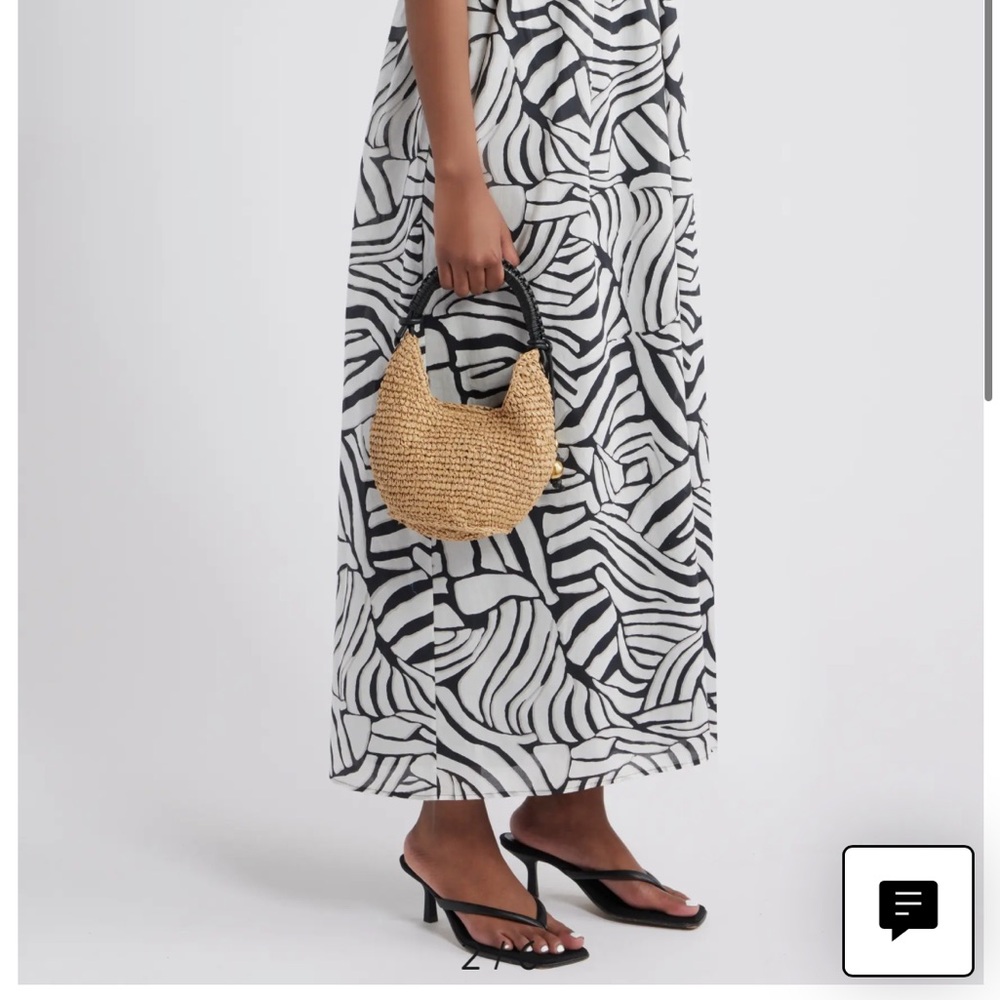 Madewell mini straw bag